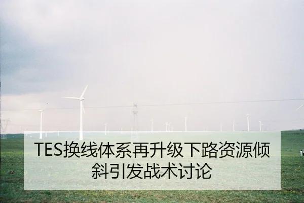 TES换线体系再升级下路资源倾斜引发战术讨论